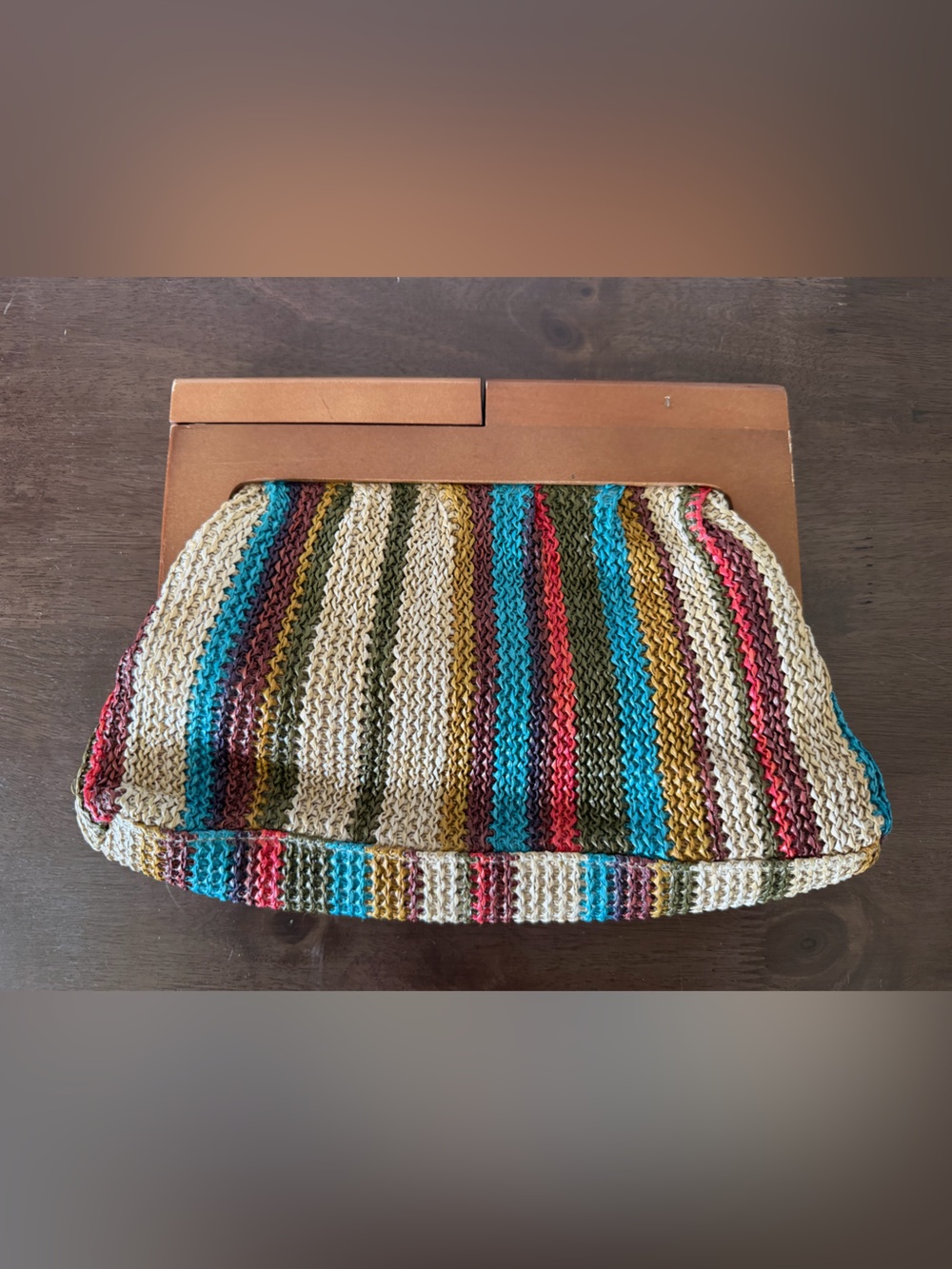 Retro  Clutch Purse - Picture 3 of 8